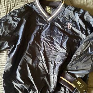 NWT PGA Tour pullover Navy and White rain Jacket